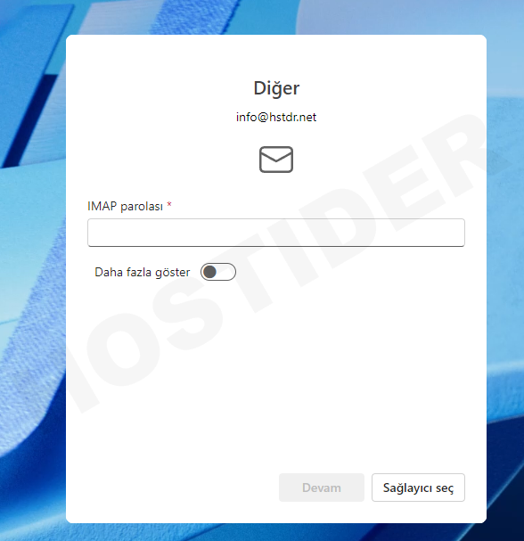 Outlook Otomatik ve Manuel Kurulum 2'si Bir Arada (Resimli Anlatım) 5 outlook giris 2