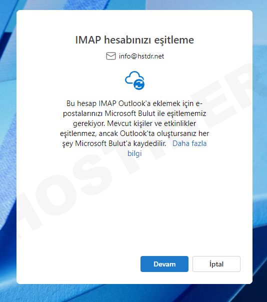 Outlook Otomatik ve Manuel Kurulum 2'si Bir Arada (Resimli Anlatım) 6 outlook giris 3