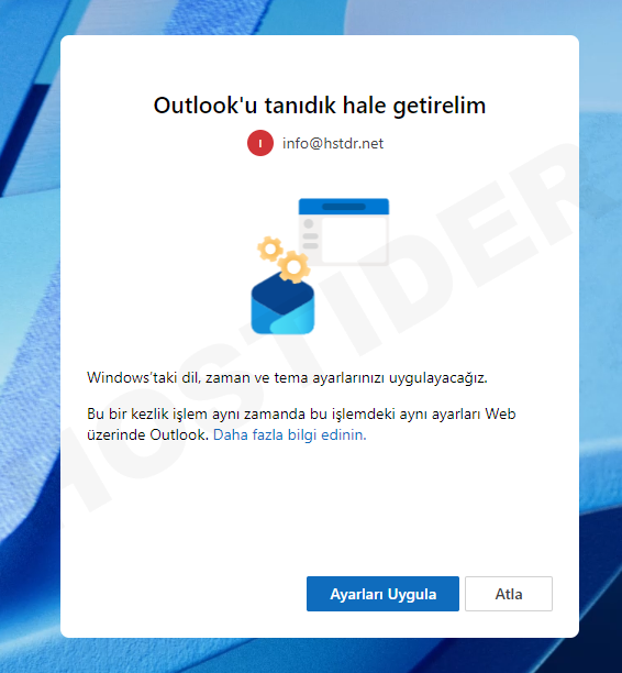 Outlook Otomatik ve Manuel Kurulum 2'si Bir Arada (Resimli Anlatım) 10 outlook giris 7