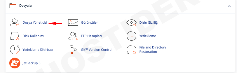 cPanel Gizli Dosyaları Görüntüleme (Resimli Anlatım) 1 gizli dosya acma 1