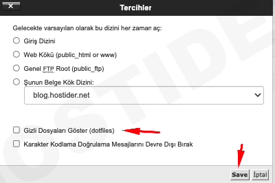 cPanel Gizli Dosyaları Görüntüleme (Resimli Anlatım) 3 gizli dosyalari gosterme 3