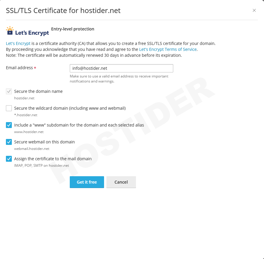 Plesk Ücretsiz SSL (Let’s Encrypt™ SSL) Kurulumu 4 plesk ssl 3